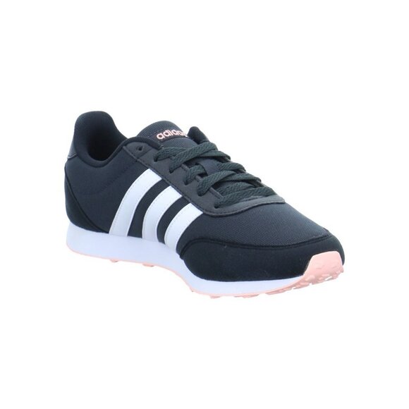 ADIDAS V Racer 2.0 Women’s Sneakers Running Shoes DB0432 Black White Pink Size 8 - Picture 3 of 12